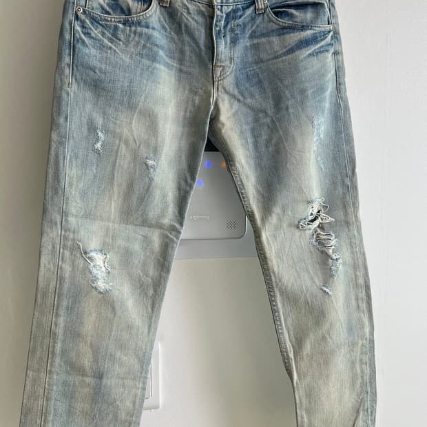 Buckaroo 데미지 워싱 데님 청바지 30인치