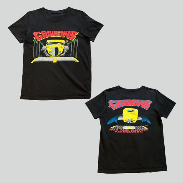 빈티지 GOODGUYS 자동차 티셔츠