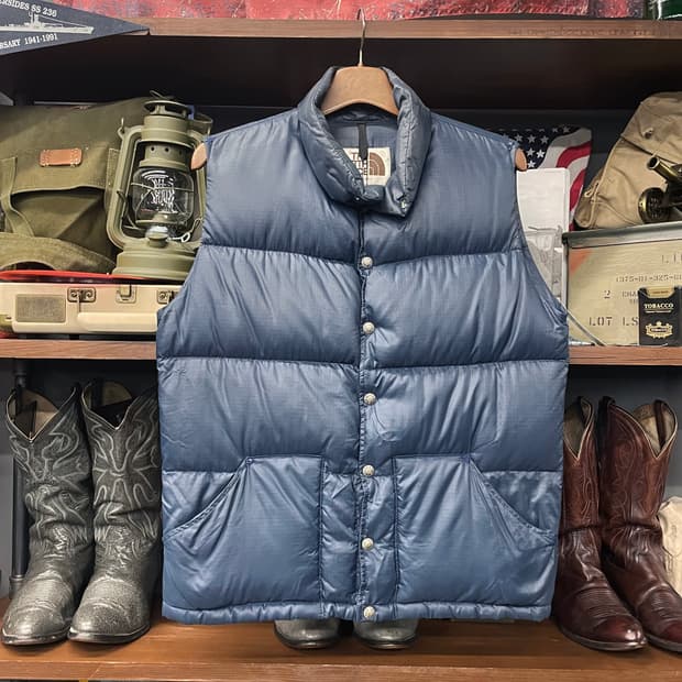 80s 노스페이스 구스 다운 푸퍼 베스트 조끼 패딩 N408