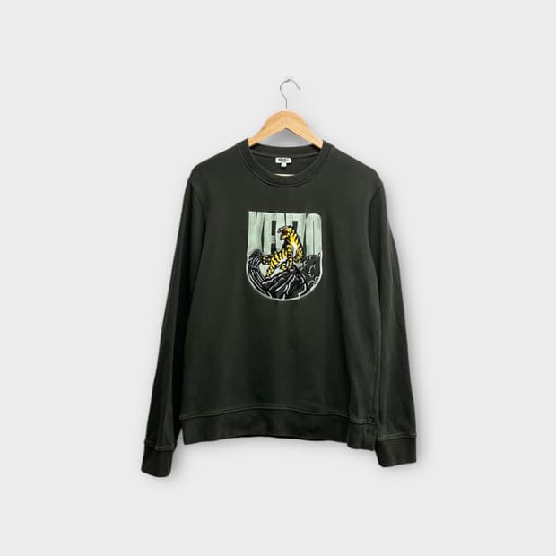  겐조 KENZO Gold TIGER 맨투맨 M