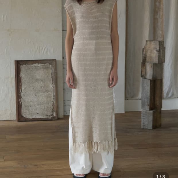 베르소 verso 원피스 Long Sleeveless Dress