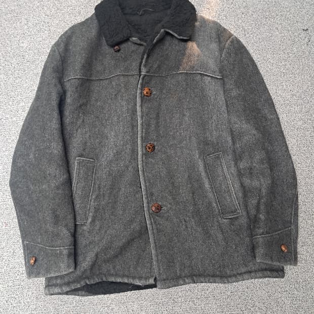 Schott90-00s 울 쉐르파 코트