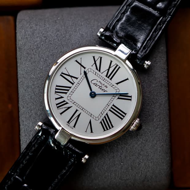 까르띠에 머스트 방돔 lm 빈티지 시계