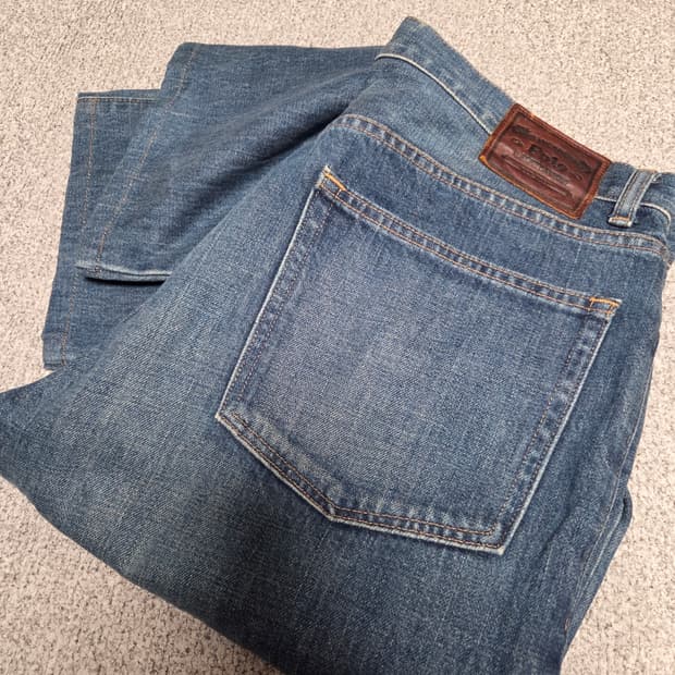일본제 Polo 폴로 랄프로렌 데님팬츠 청바지 35-37