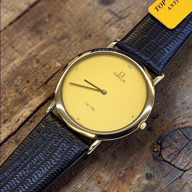 데드스탁 오메가 드빌 골드