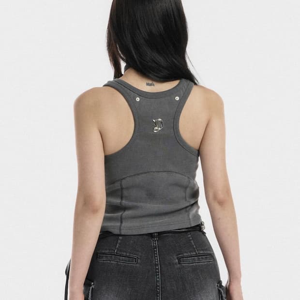 [새상품] 오도어 리벳 나시 84->55 rivet sleeveless