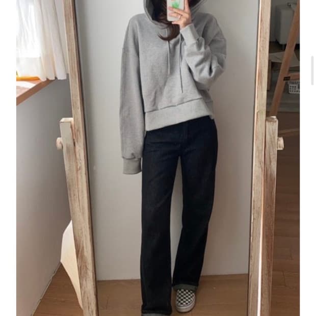 아이링마켓 조거후드티 후드티셔츠 그레이