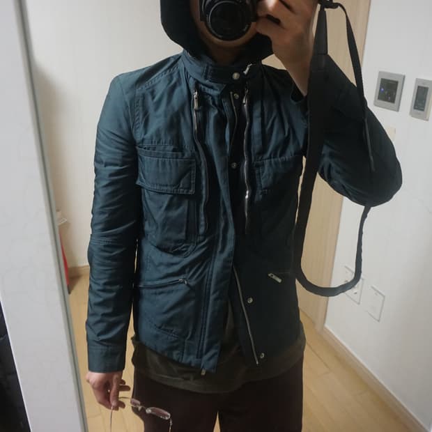 (95) 우영미 솔리드옴므 테크니컬 폴리쉘 자켓