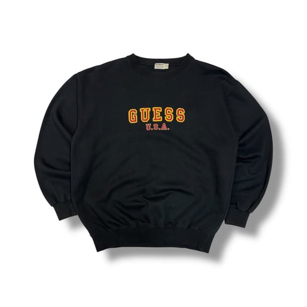 90s 게스 USA 스웻셔츠 맨투맨 made in KOREA (M) 