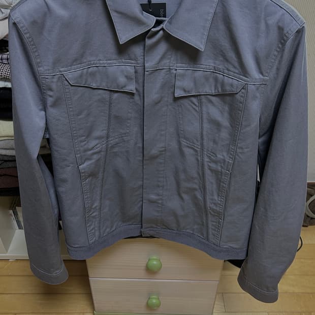 보더 bordr TRUCKER JACKET (GREY)