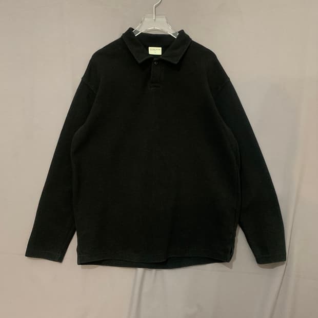 2 블랭크룸 원버튼 PK 폴로 긴팔 카라티