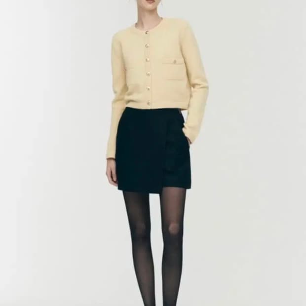 시에 sie 디온 트라우저 스커트 블랙 xs (택O)