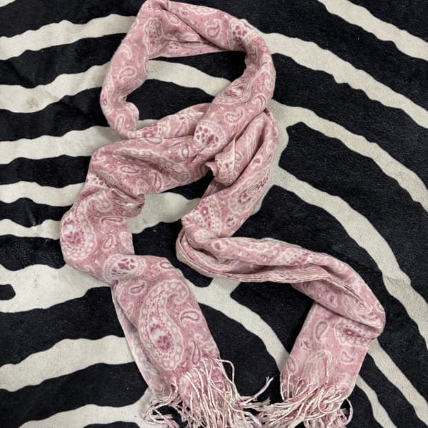핑크 페이즐리 목도리 머플러 히메갸루 페어리