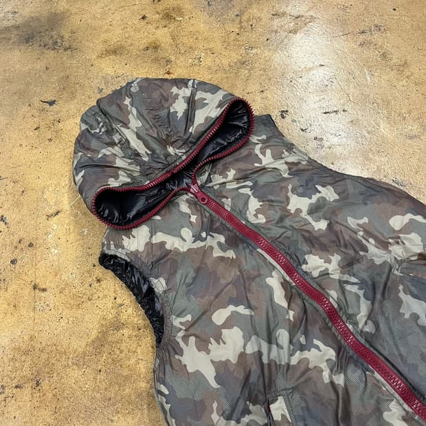 [정품/S] DUVETICA 듀베티카 양면 리버시블 패딩조끼 b16