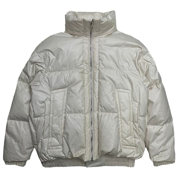 지오송지오 덕다운 가죽 패딩 95