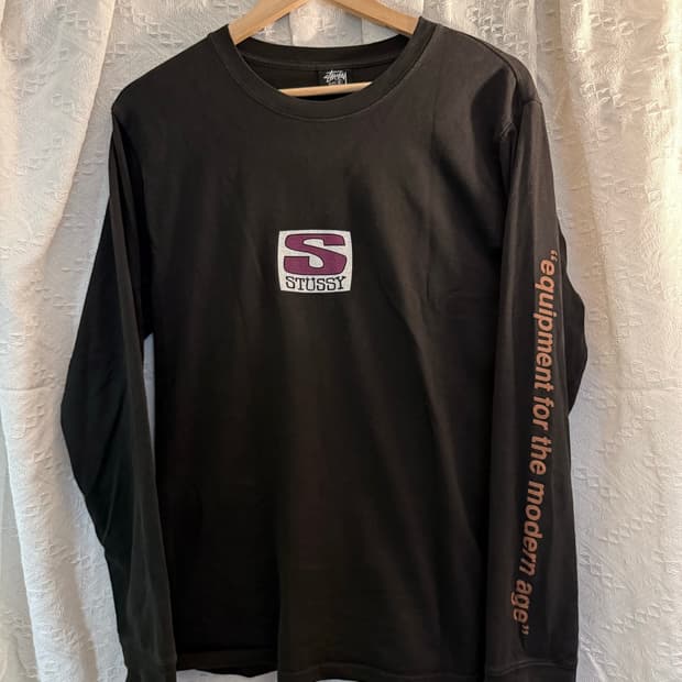 Stussy EQUIPMENT COMPANY PIGMENT DYED LS