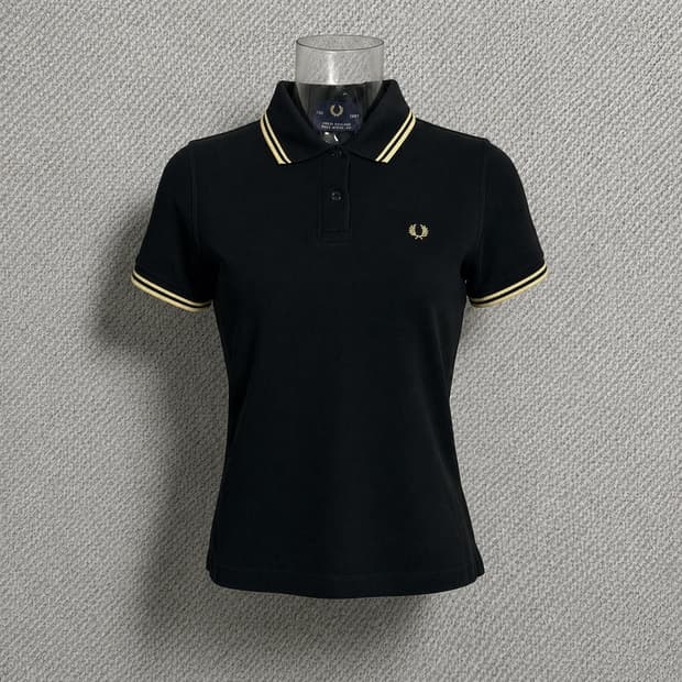 [S] Fred Perry 프레드페리 우먼즈 트윈 팁 반팔 카라티