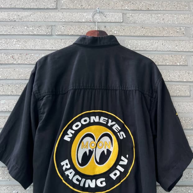 [XL]90's Mooneyes 문아이즈 워크셔츠