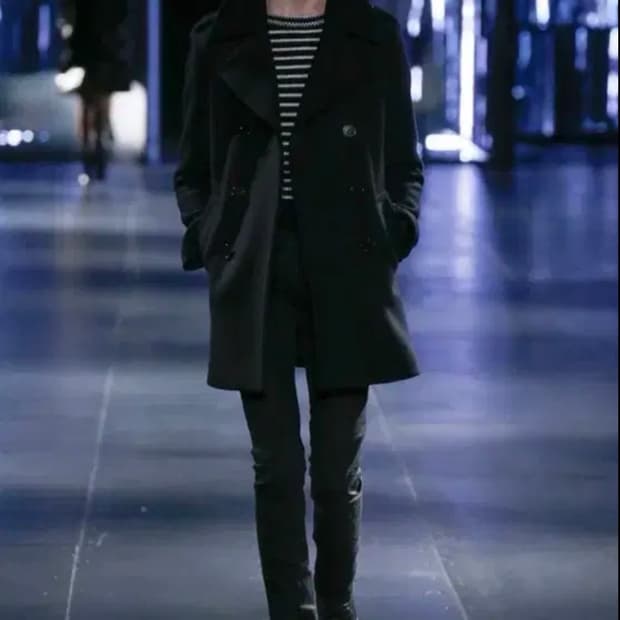 생로랑 15fw 메인컬렉션 피코트 에디슬리먼