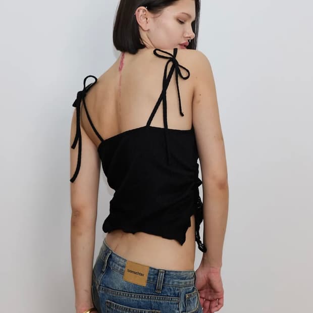 TOOMUCHTAX LACE CAMI TOP