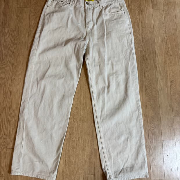 위캔더스 CHAIN STITCH DENIM PANTS