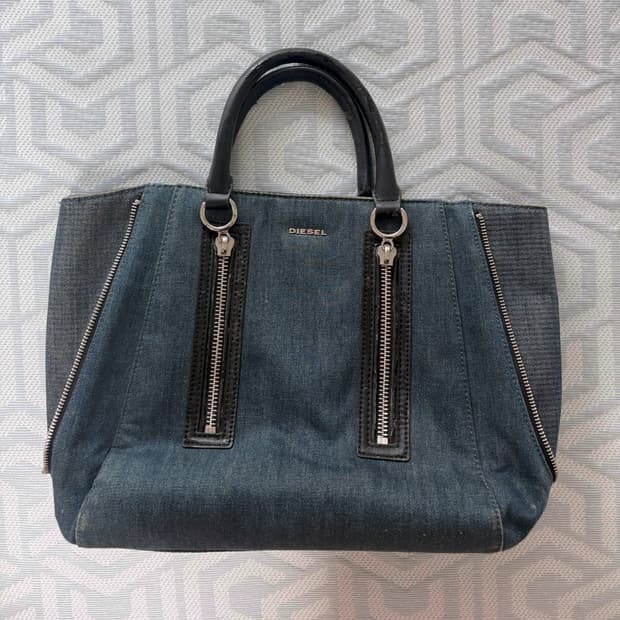 diesel denim bag