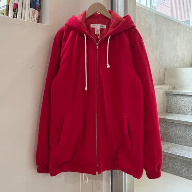 꼼데가르송 셔츠 후드 집업 자켓