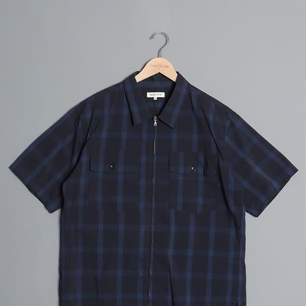 THE SHOP TK Check Zip Shirts