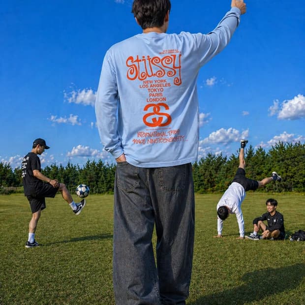 Stüssy 스투시 인터내셔널 트라이브 롱슬리브 (스카이블루)