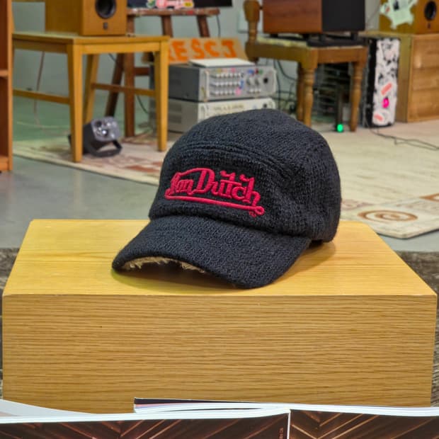 본더치 블랙 볼캡 모자