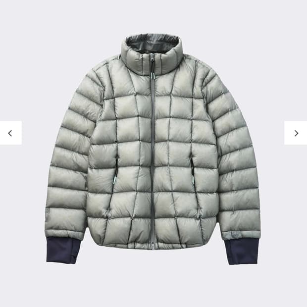 999휴머니티 경량패딩 라이트그레이 1사이즈