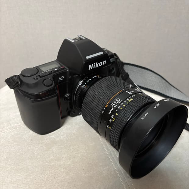 니콘 F-801s 30-70 렌즈 + 스피드라이트 SB-25