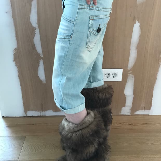 vintage denim capri pants (29inch)