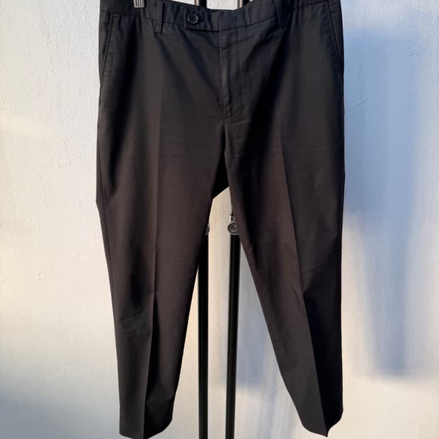 정품) 솔리드옴므 블랙 면바지 슬랙스 48(32)