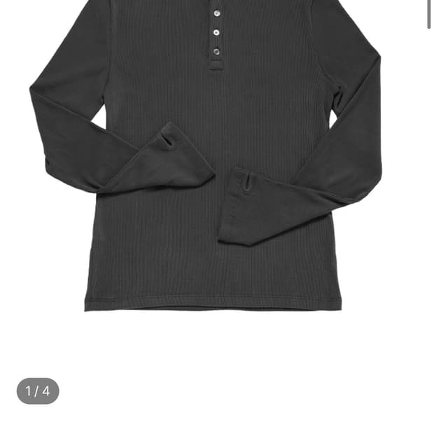 mjd 헨리넥 차콜 L