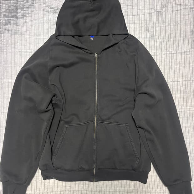 이지 [YEEZY] 블랙 후드집업