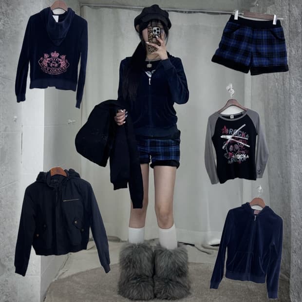 캐캐체 미키깔 데일리 펑크 코디세트 