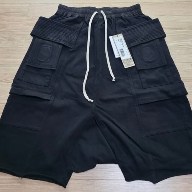 S사이즈) 25SS 릭오웬스 태권도 크리치 카고 쇼츠 RIG
