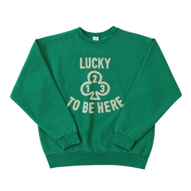 [L] 컬렉트피시스 스웻셔츠 맨투맨 그린