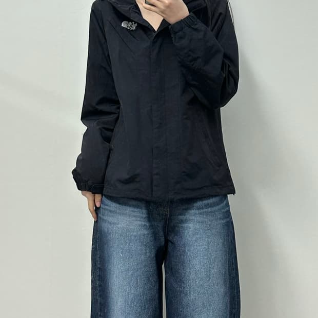 노스페이스 블랙 윈드 바람막이 자켓