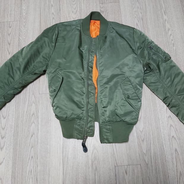 알파인더스트리 ma-1 세이지그린 S