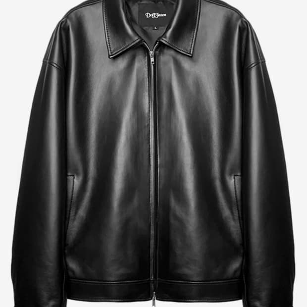 도프제이슨 램스킨 오버핏 싱글 자켓