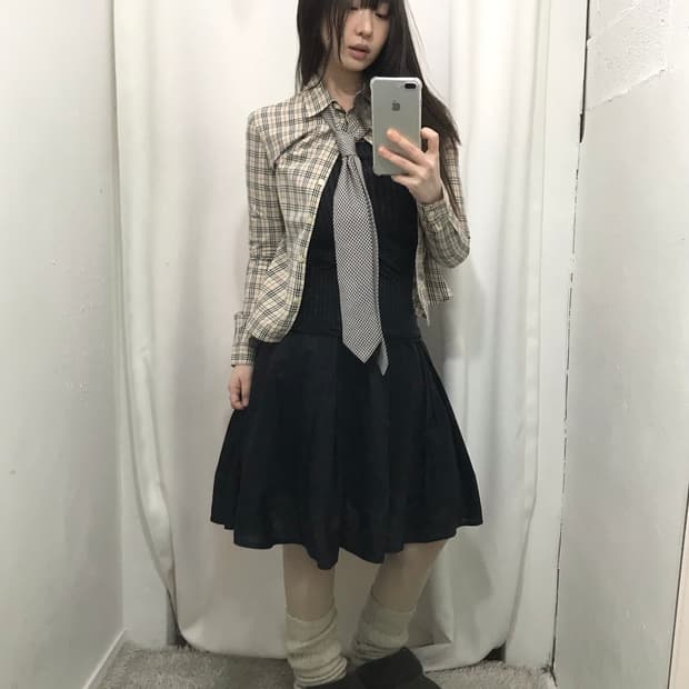 버버리 스몰로고 노바 체크 셔츠