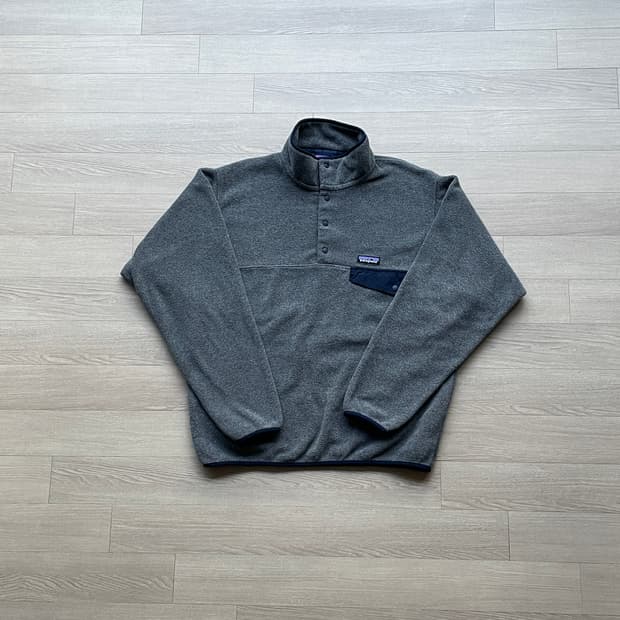 파타고니아 신칠라 니켈 네이비 그레이 플리스 patagonia