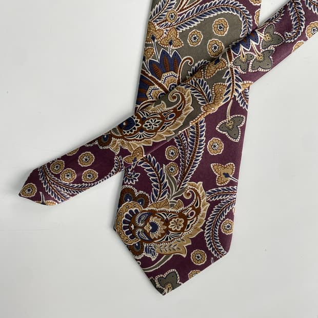 크리스찬 디올(Dior) 명품 정품 페이즐리 넥타이