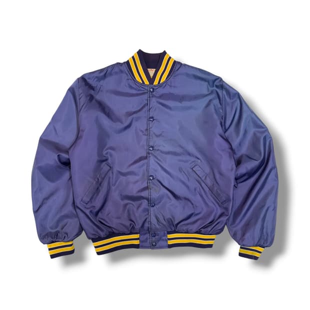 80s 버디 Birdie 나일론 바시티 자켓 made in USA (XL