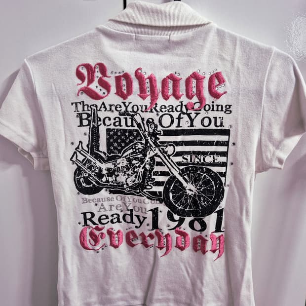 빈티지 펑크 반팔티