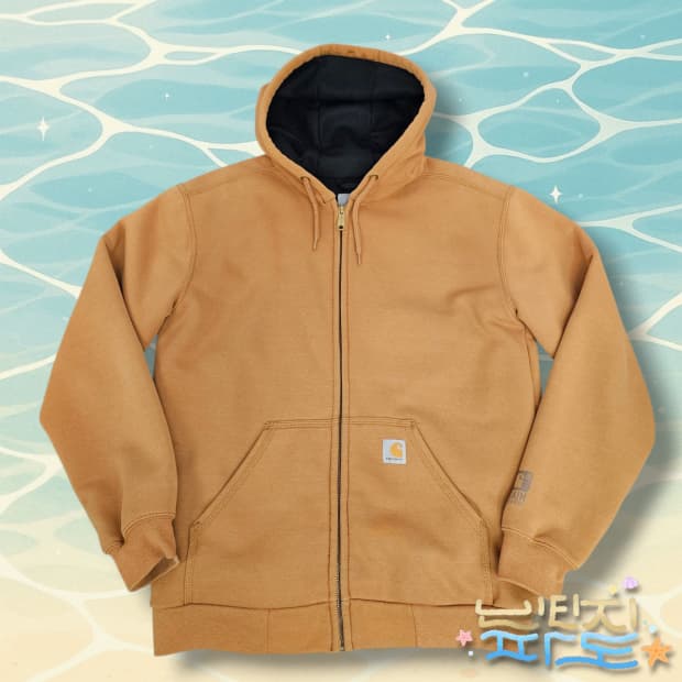 105 Carhartt 칼하트 레인디펜더 써멀 된장 후드집업