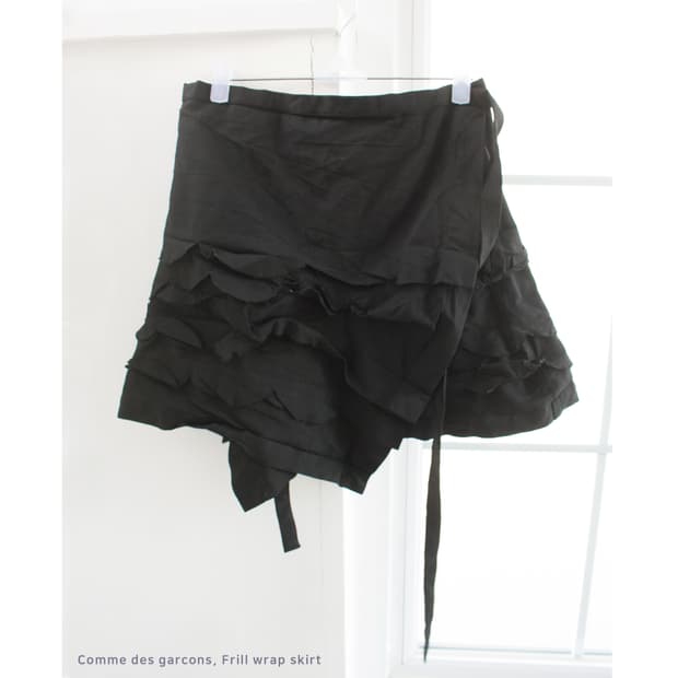 Comme des garcons 꼼데가르송 릴리 랩 스커트