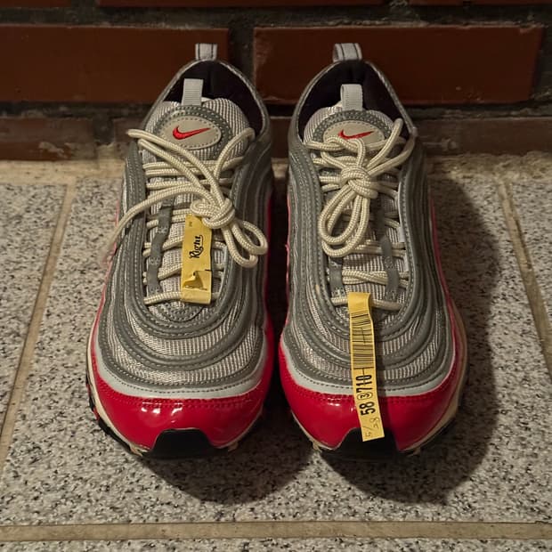 나이키 에어맥스 97 OG 실버/레드 (921826-009) 270